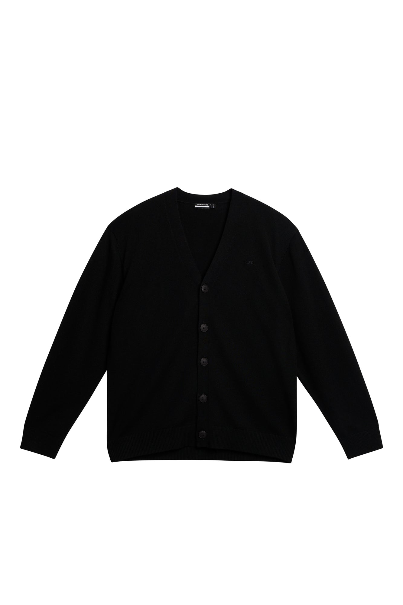 Men | Lucas Knitted Cardigan | Black (V2)