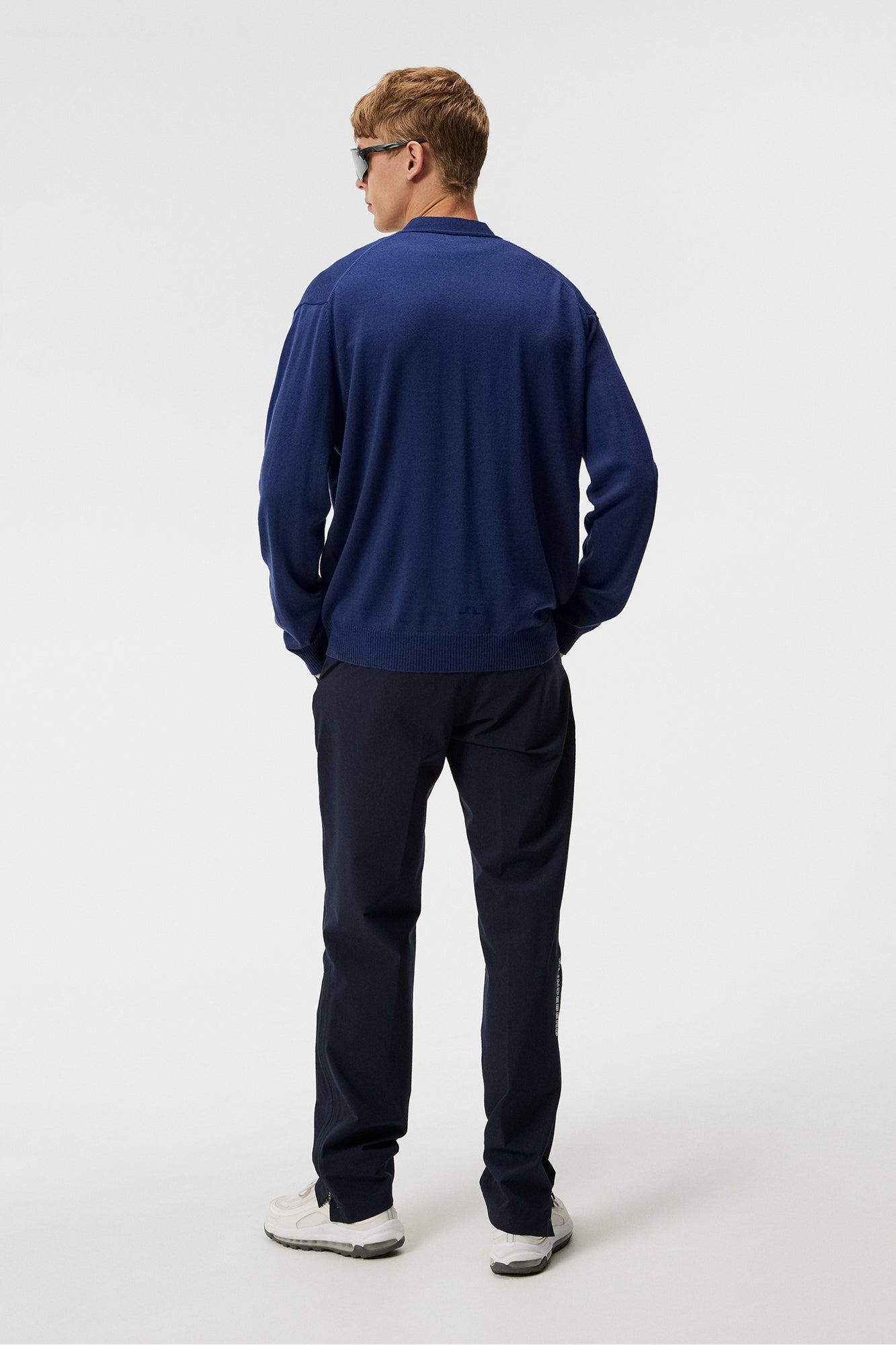 Men | Lucas Knitted Cardigan | Estate Blue