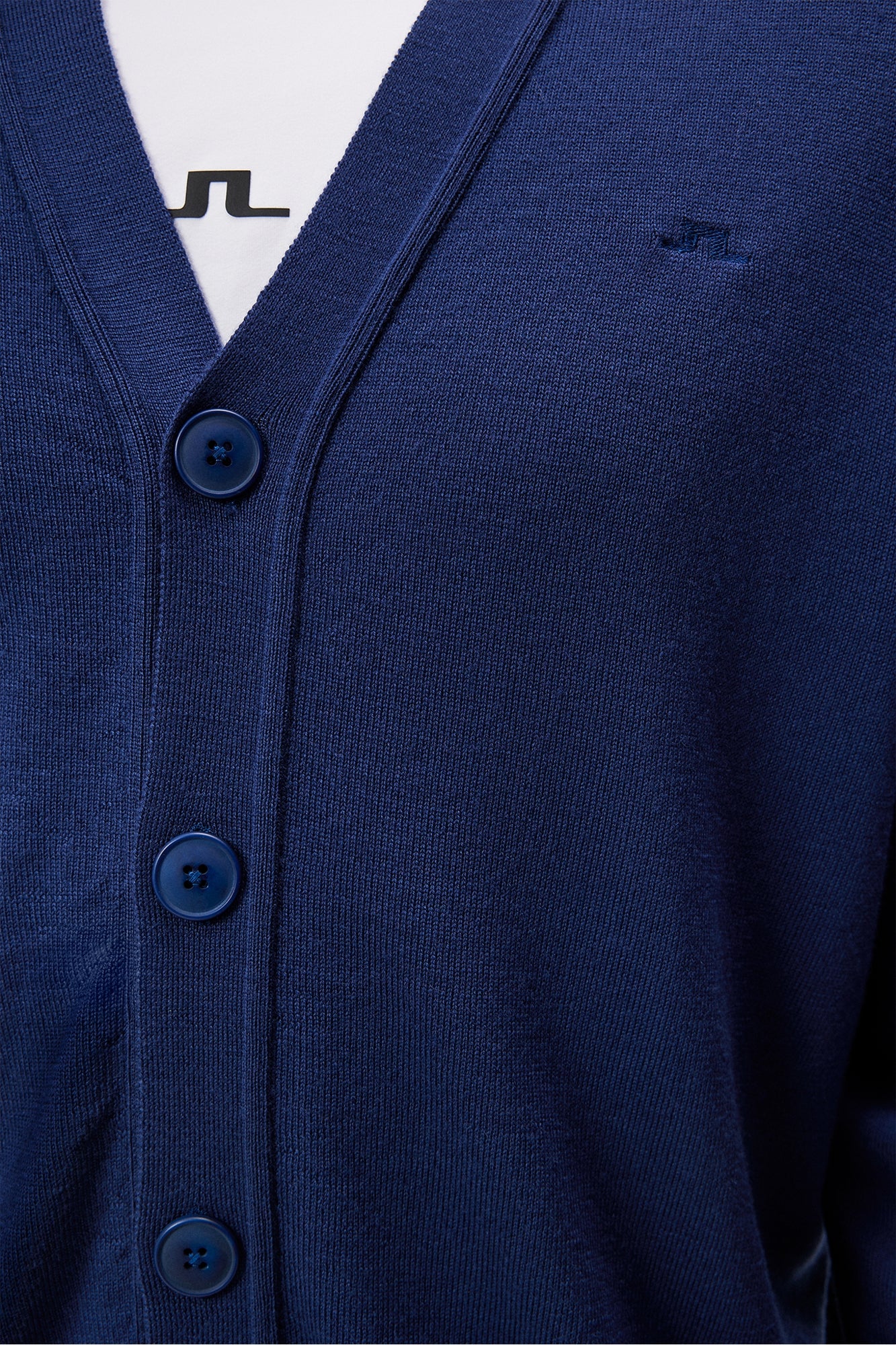 Men | Lucas Knitted Cardigan | Estate Blue