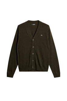 Men | Lucas Knitted Cardigan | Forest Green
