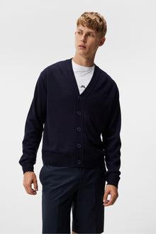 Men | Lucas Knitted Cardigan | JL Navy (V2)