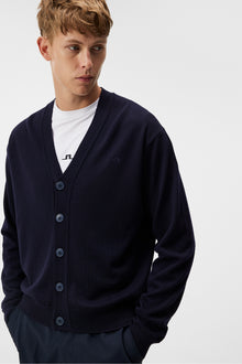 Men | Lucas Knitted Cardigan | JL Navy (V2)