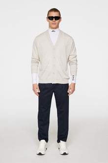 Men | Lucas Knitted Cardigan | Moonbeam