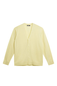 Men | Lucas Knitted Cardigan | Wax Yellow
