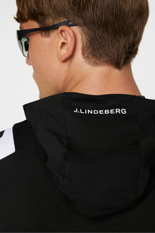 Men | Lukas Quarter Zip Hood | Black