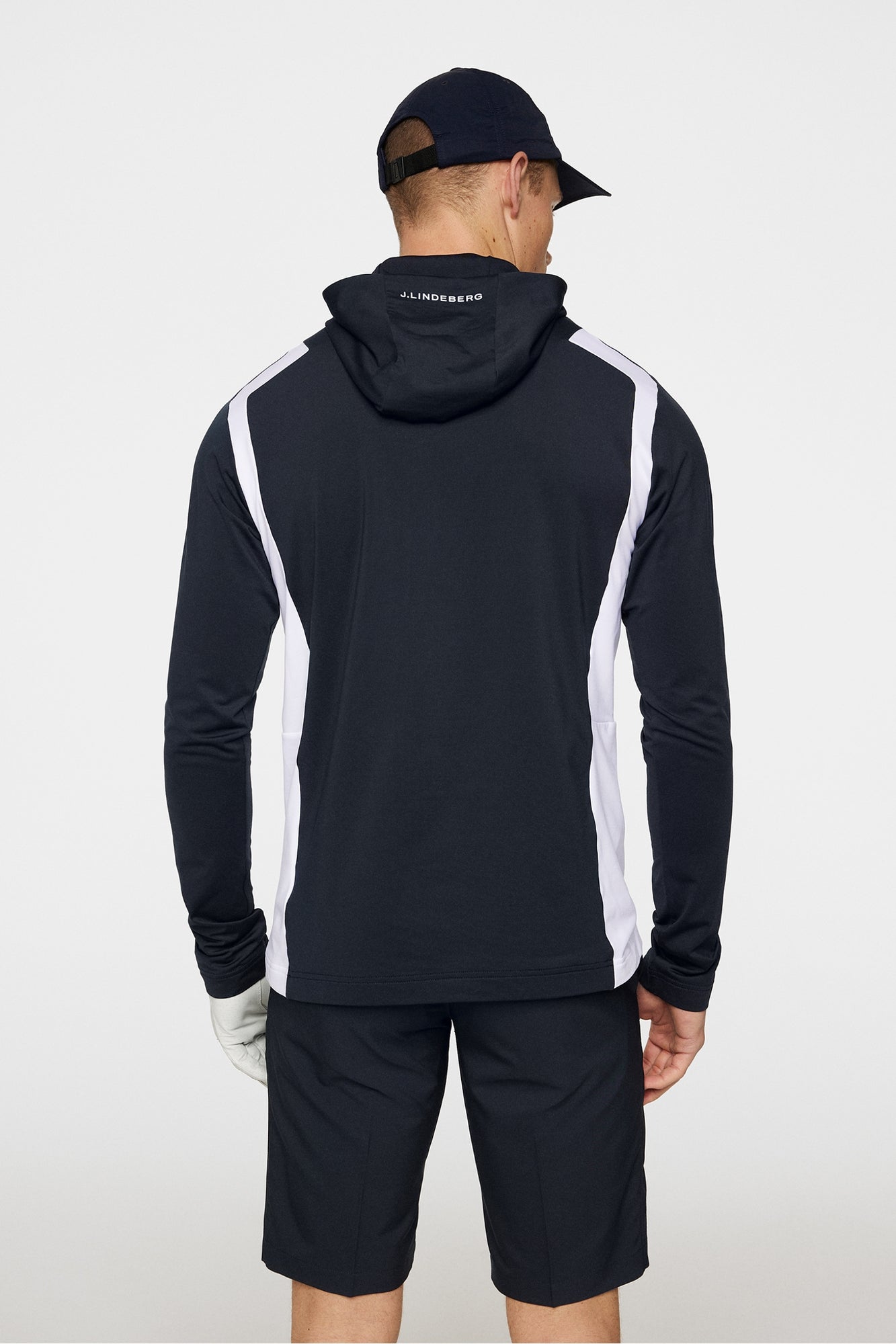 Men | Lukas Quarter Zip Hood | JL Navy