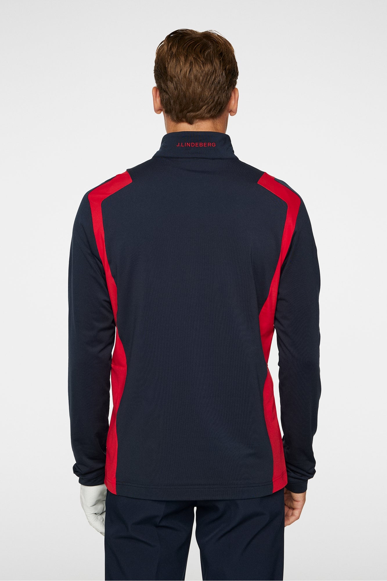 Men | Lukas Quarter Zip Mid Layer | Barbados Cherry
