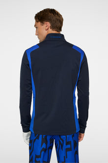 Men | Lukas Quarter Zip Mid Layer | Club Blue