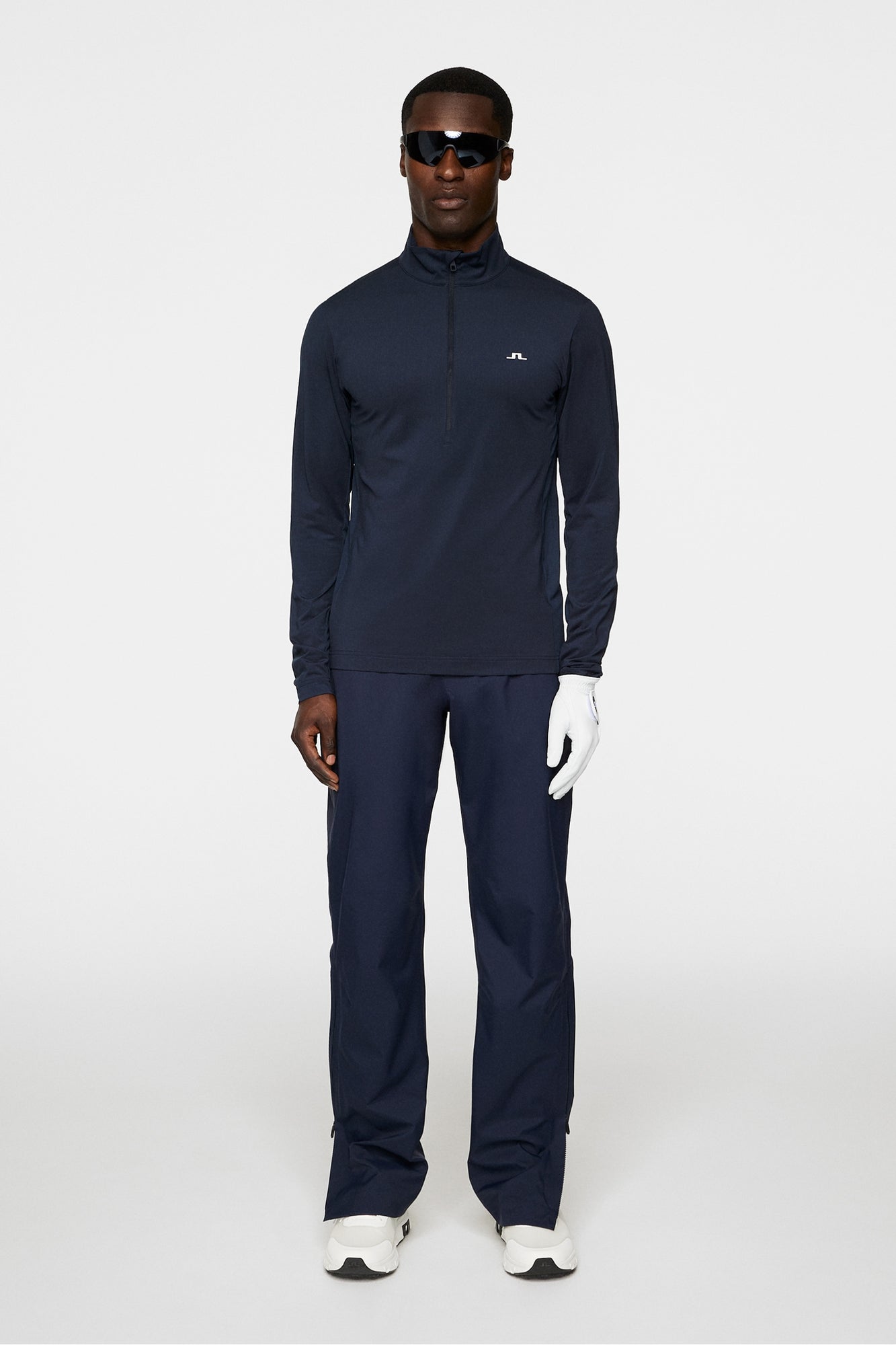 Men | Luke Half Zip Mid Layer | JL Navy (V1)