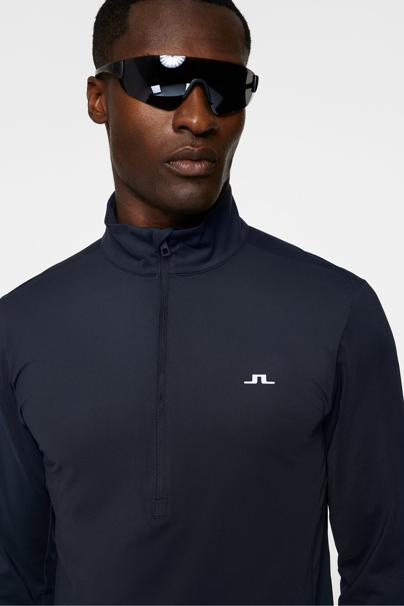 Men | Luke Half Zip Mid Layer | JL Navy (V1)