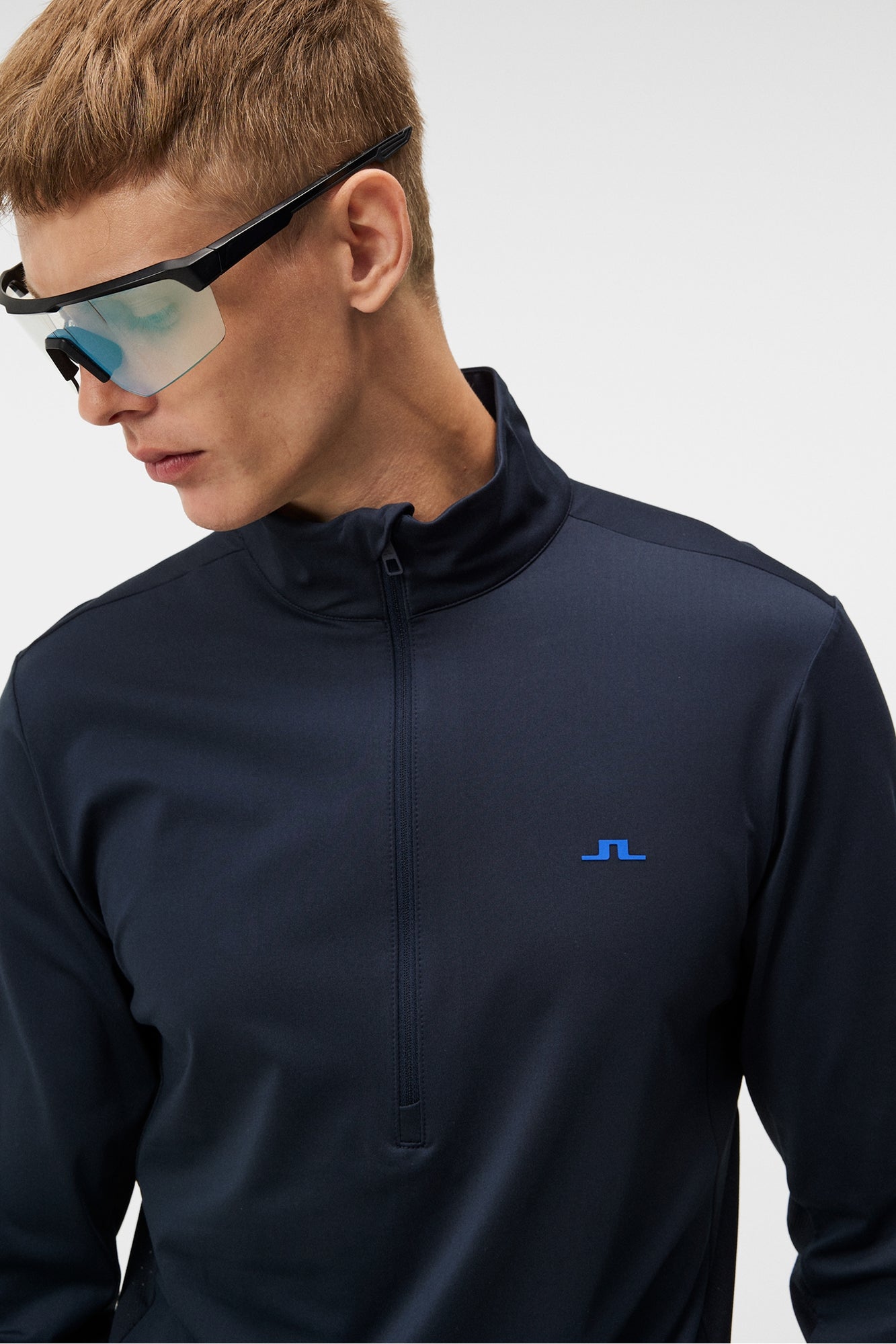 Men | Luke Half Zip Mid Layer | JL Navy (V2)