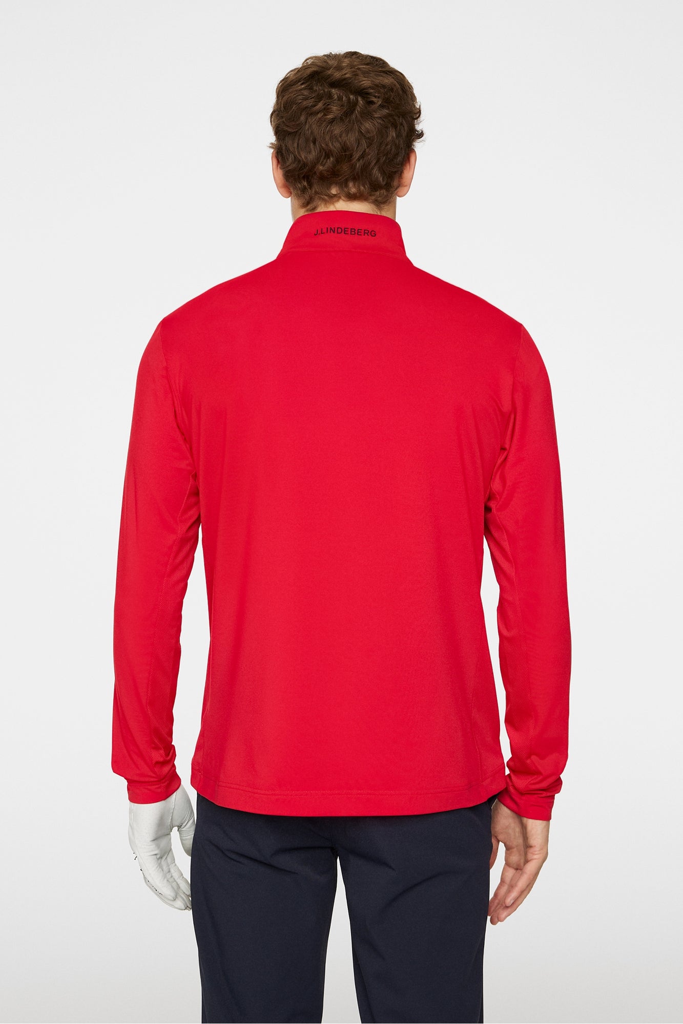 Men | Luke Quarter Zip Mid Layer | Barbados Cherry