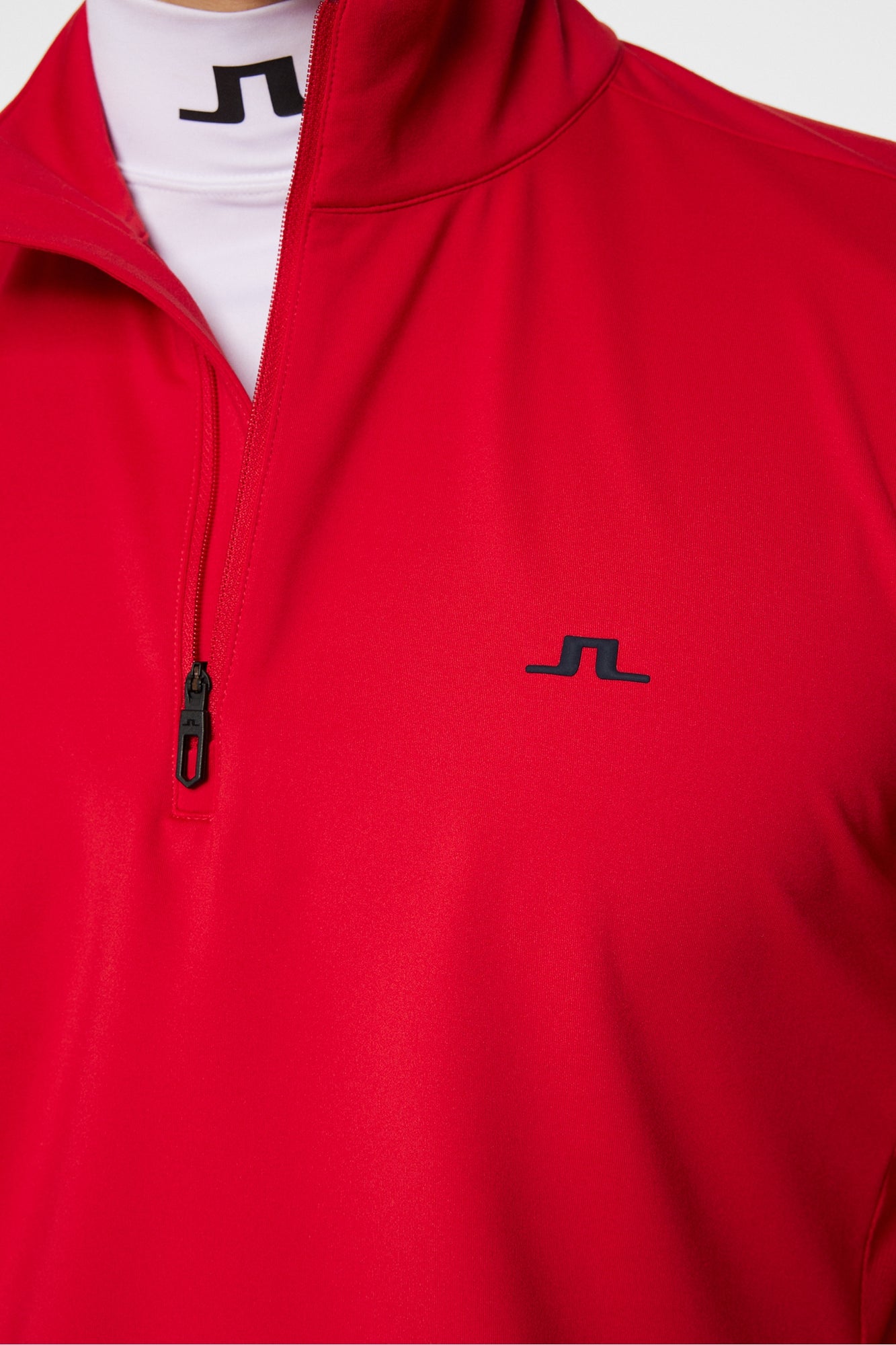 Men | Luke Quarter Zip Mid Layer | Barbados Cherry