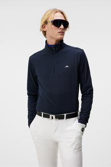 Men | Luke Quarter Zip Mid Layer | JL Navy