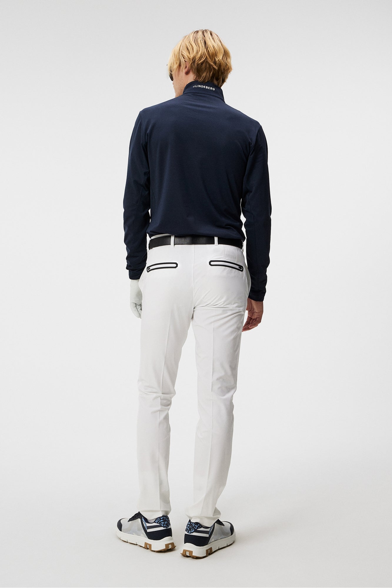 Men | Luke Quarter Zip Mid Layer | JL Navy