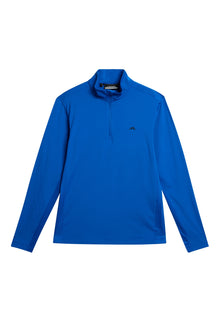 Men | Luke Quarter Zip Mid Layer | Nautical Blue