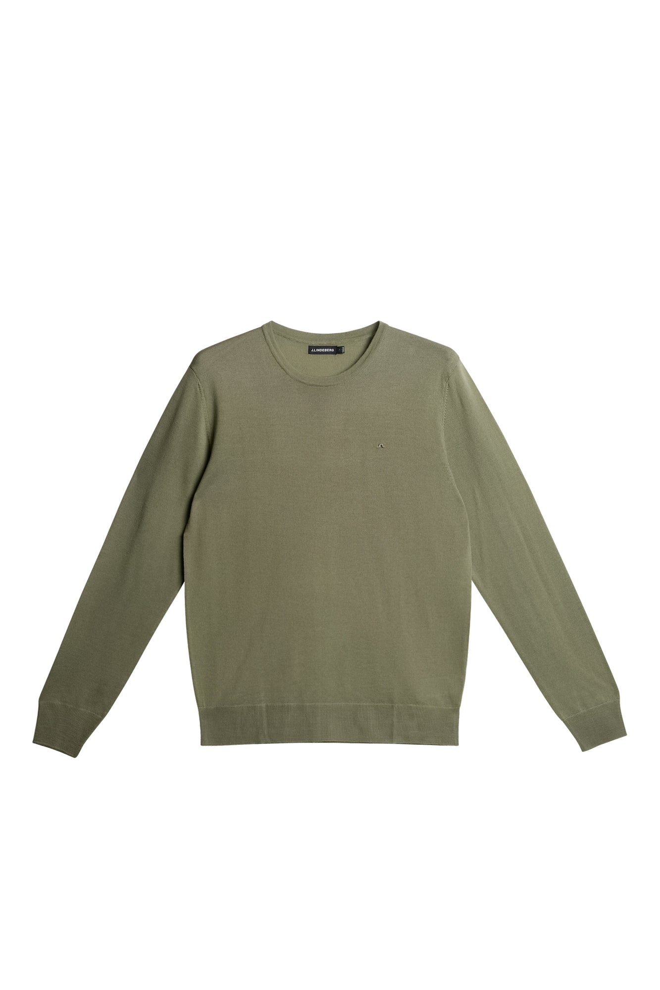 Men | Lyle Light Merino Sweater | Oil Green