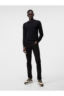 Men | Lyle Merino Creneck Sweater | Black
