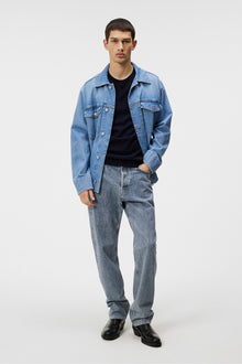 Men | Lyle Merino Creneck Sweater | Navy