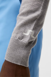 Men | Lymann Knitted Sweater | Grey Melange