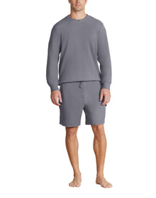 Men | MC s Brushed Fleece Split Neck Pullover | Coal