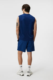 Men | Markus Knitted Vest | Estate Blue