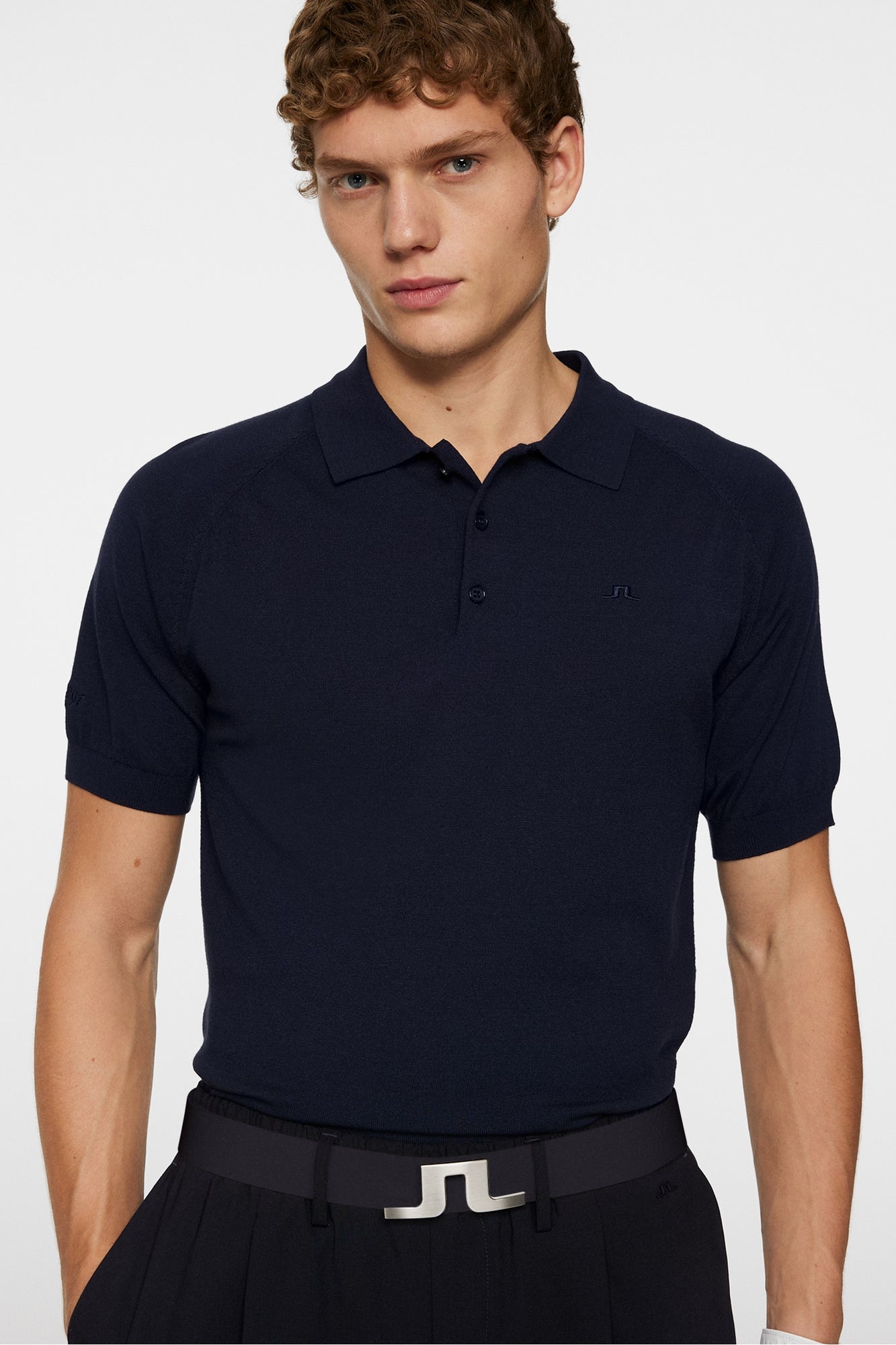 Men | Martin Knit Polo | JL Navy