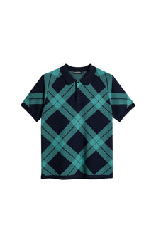 Men | Martin Knit Poo | Glenmuir Tartan Teal L