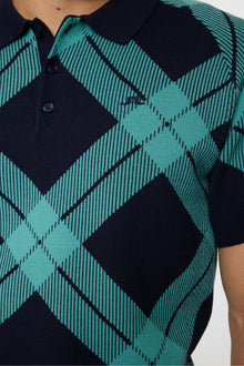 Men | Martin Knit Poo | Glenmuir Tartan Teal L