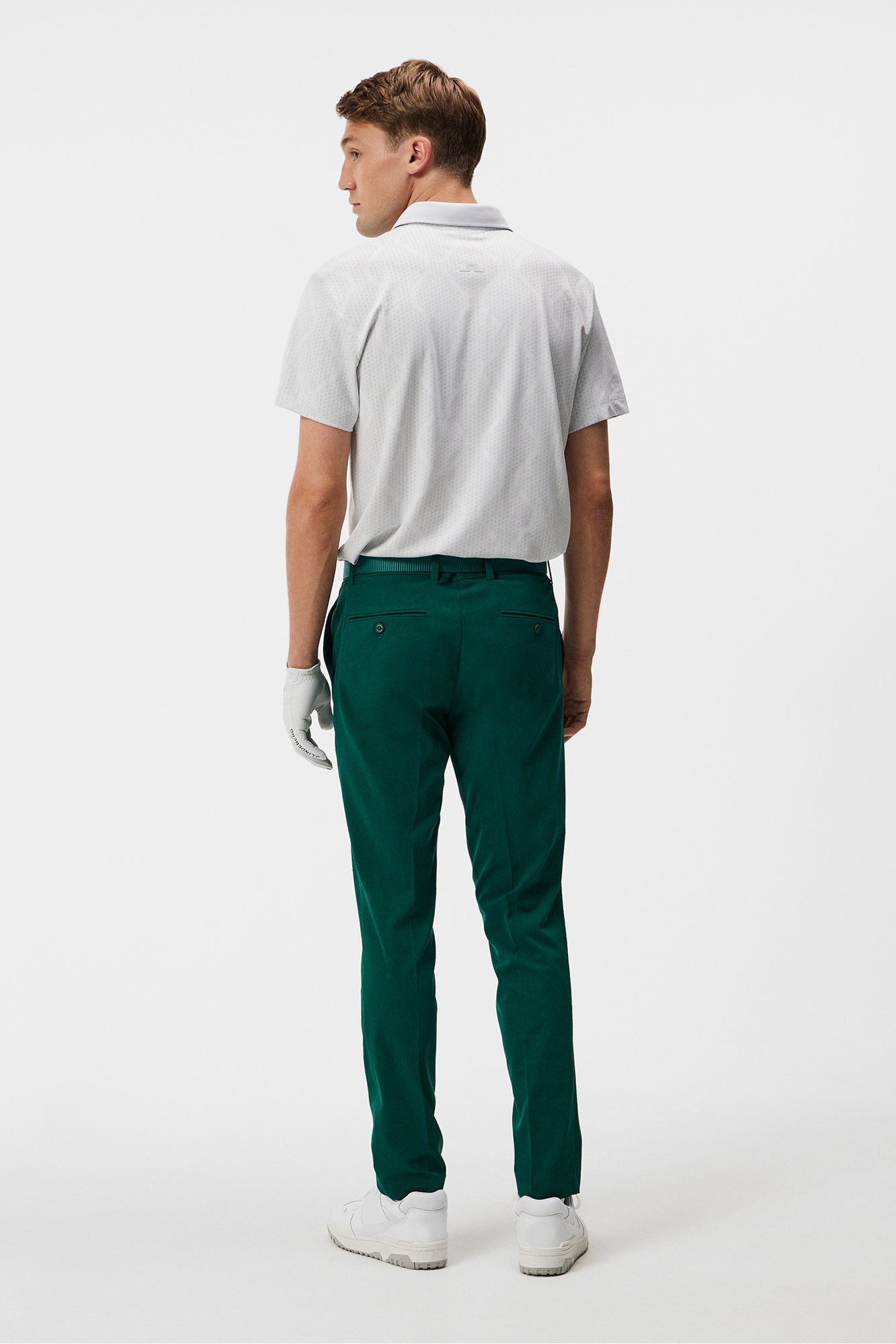 Men | Mat Jacquard Regular Fit Polo | Grey Melange