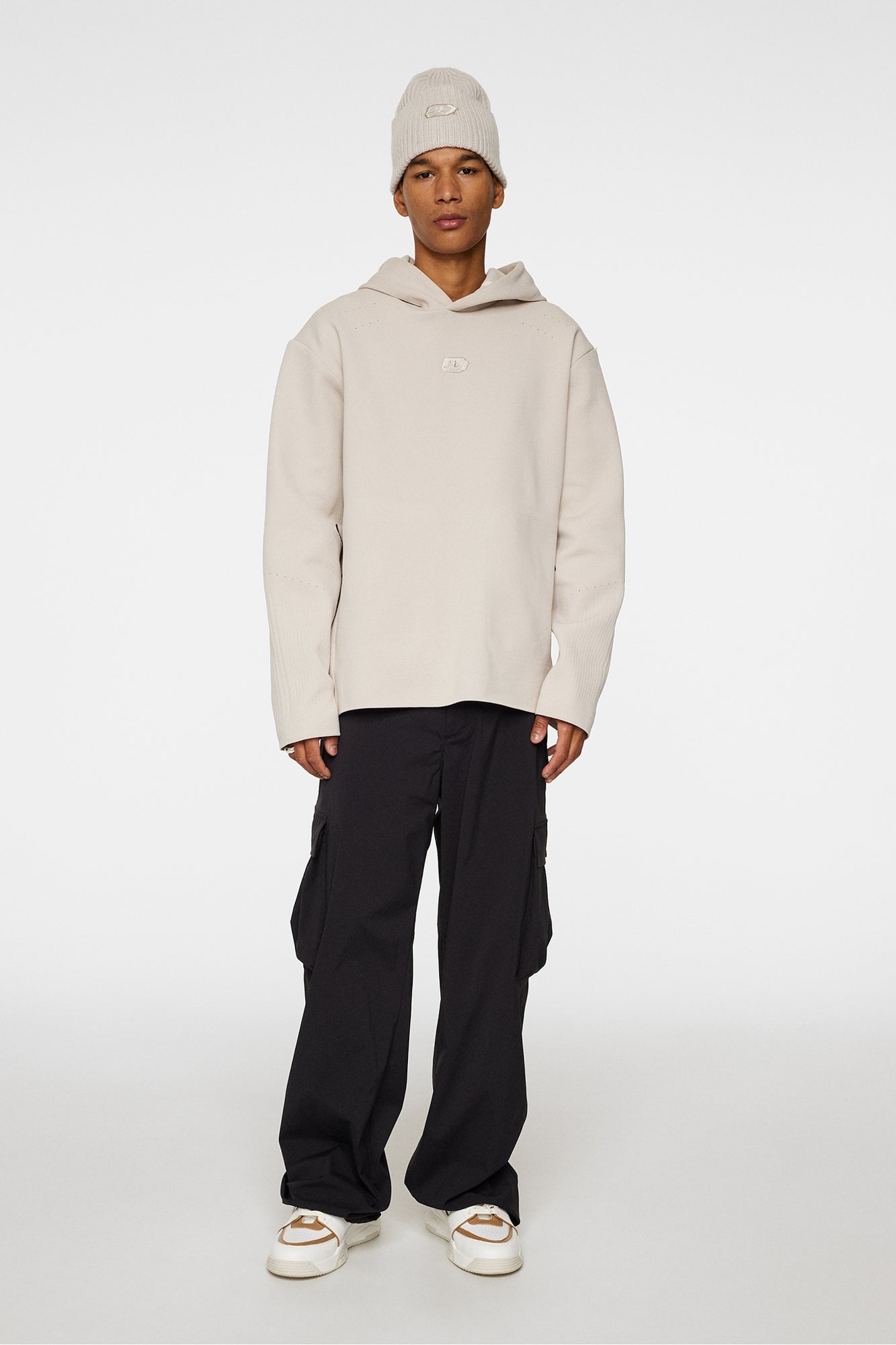 Men | Matt Tech Knit Hood | Moonbeam