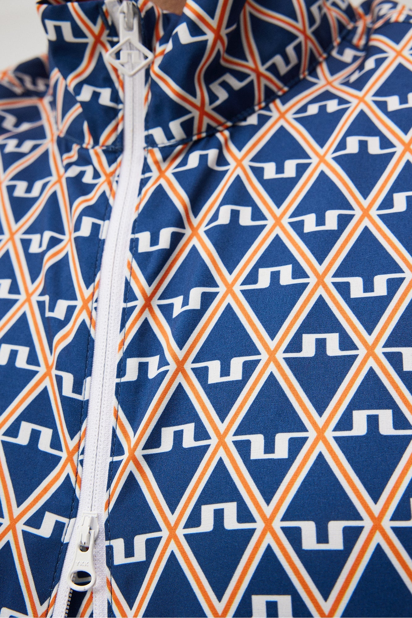 Men | Max Printed Wind Jacket | Estate Blue Diamond