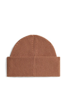 Men | Monti Cashmere Blend Beanie | Tiger Brown