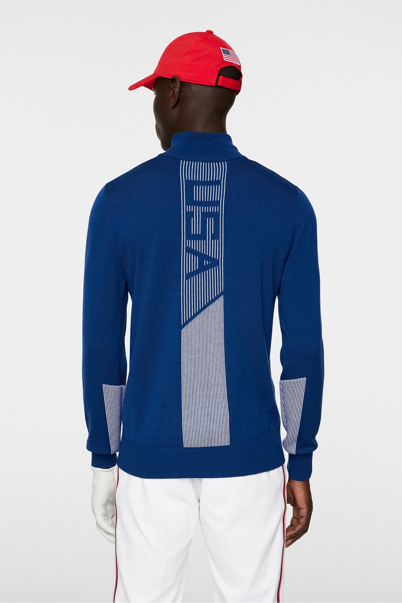 Men | Nathaniel Half Zip Sweater | Estate Blue