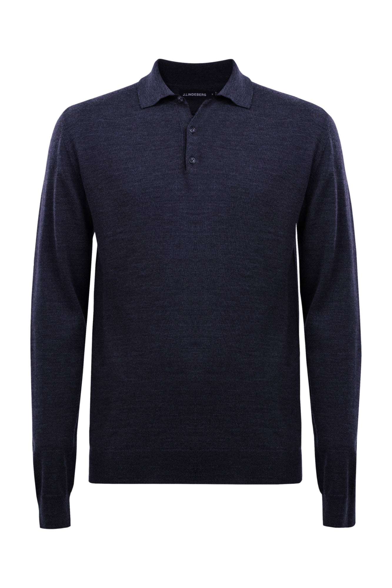 Men | Noel Light Merino Polo Shirt | JL Navy