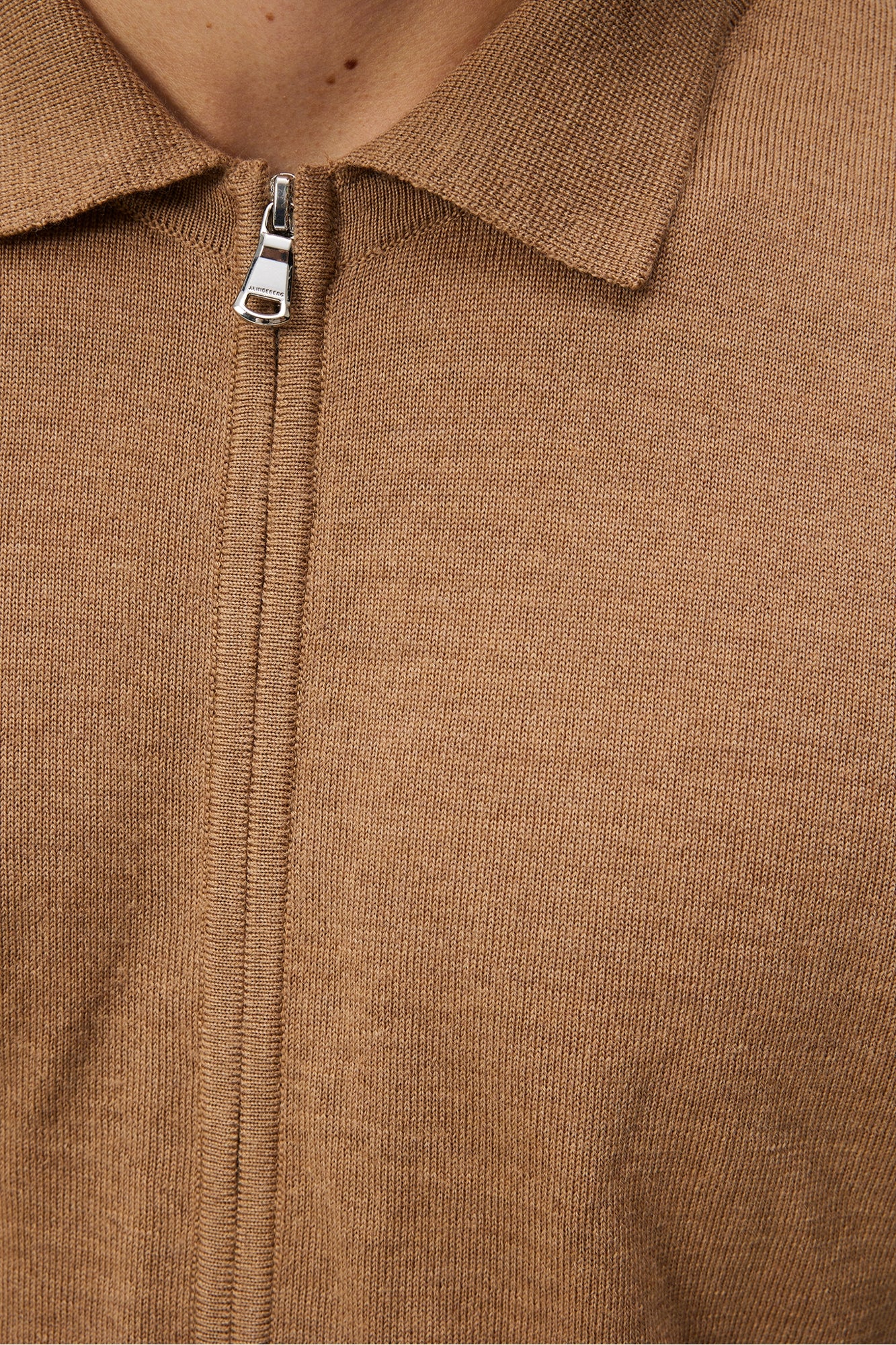 Men | Nyle Merino Zip Cardigann | Chipmunk Melange