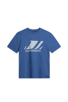 Men | Parcy Logo Tee | Bijou Blue