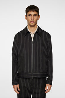 Men | Parke Pin Stripe Jacket | Black