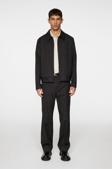 Men | Parke Pin Stripe Jacket | Black