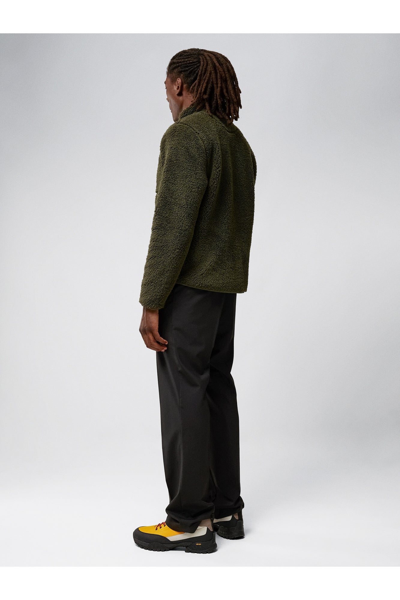 Men | Patrik Pile Fleece Jacket | Forest Green