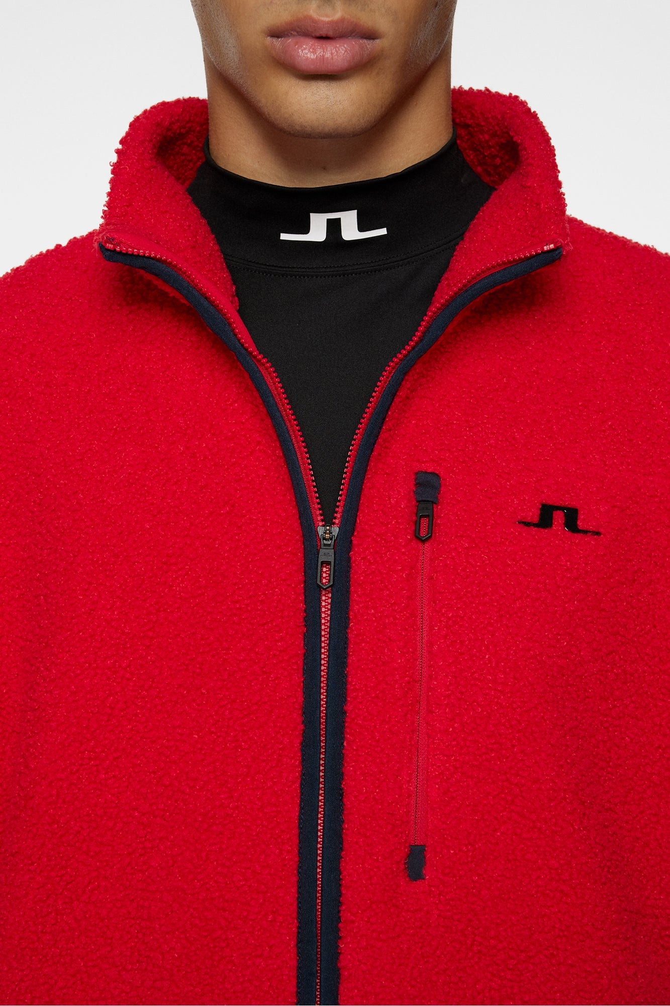 Men | Peter Pile Jacket | Barbados Cherry