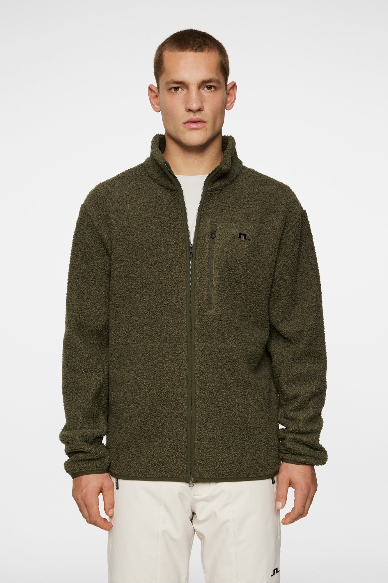 Men | Peter Pile Jacket | Forest Green