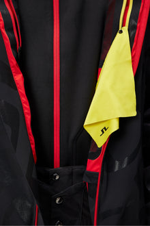 Men | Ray Hybrid Jacket Printed | Bridge Wave Xl Black Gloss