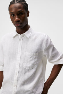 Men | Reg Ls Clean Linen Shirt | White