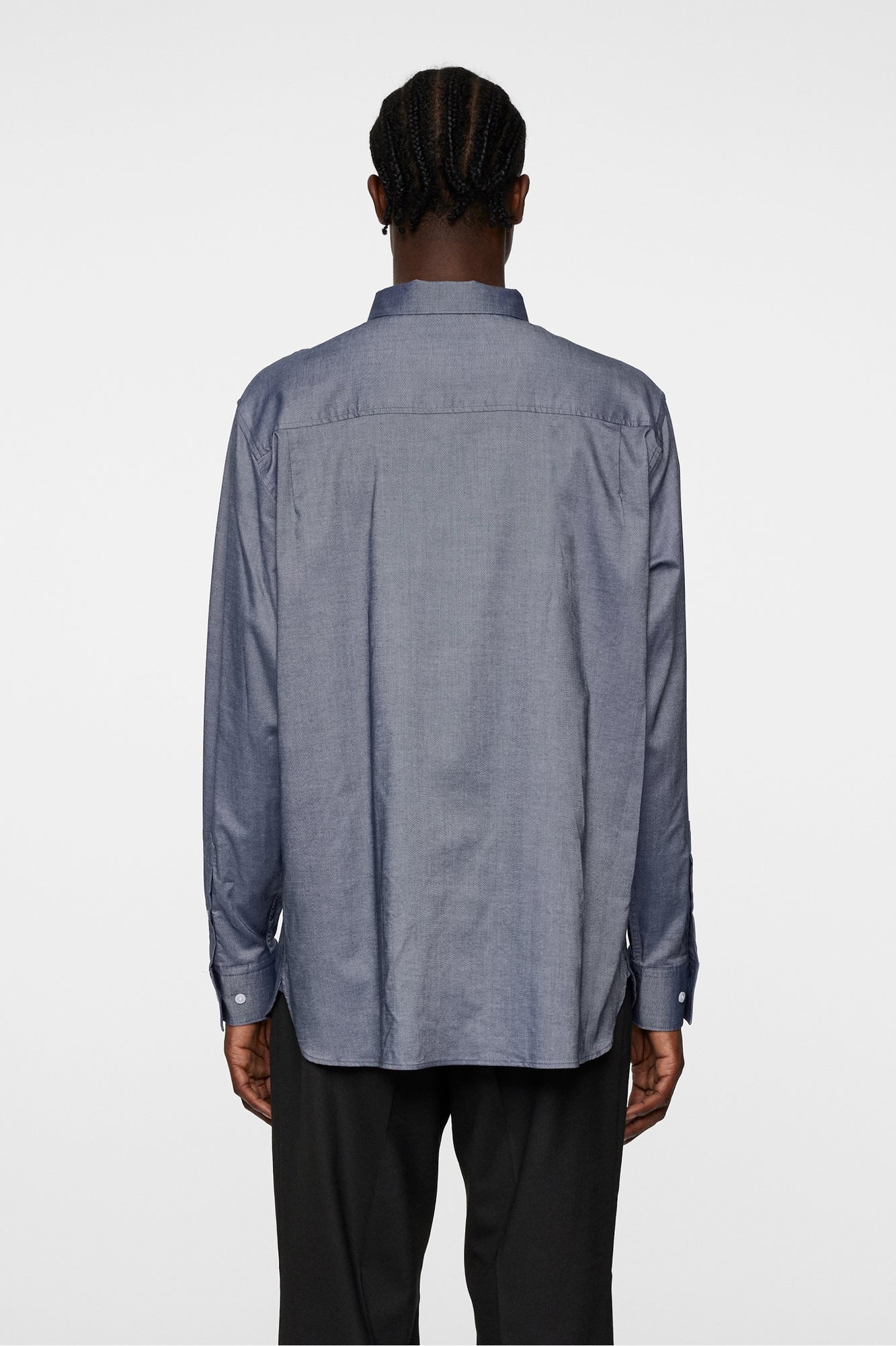 Men | Reg Stretch Oxford Shirt | JL Navy