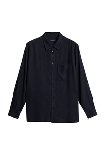 Men | Reg Struct Gmd Tencel Shirt | JL Navy