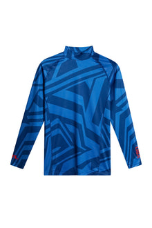 Men | Rene Print Baselayer | US Golf Blue
