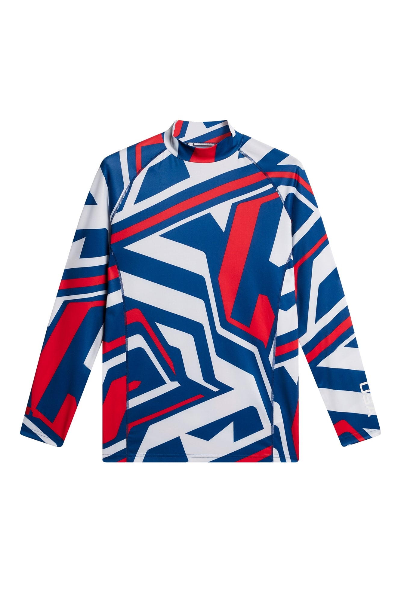 Men | Rene Print Baselayer | US Golf Red