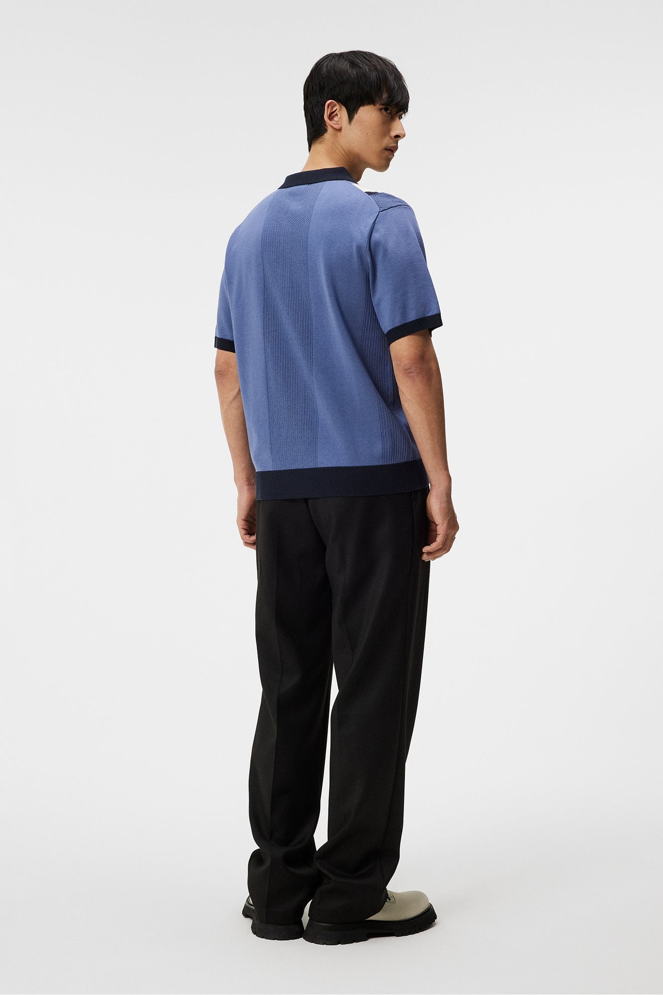 Men | Reymond Stripe Polo | Bijou Blue