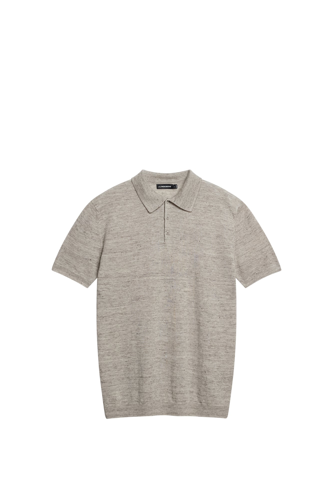 Men | Ridge Linen Blend Polo | Safari Beige